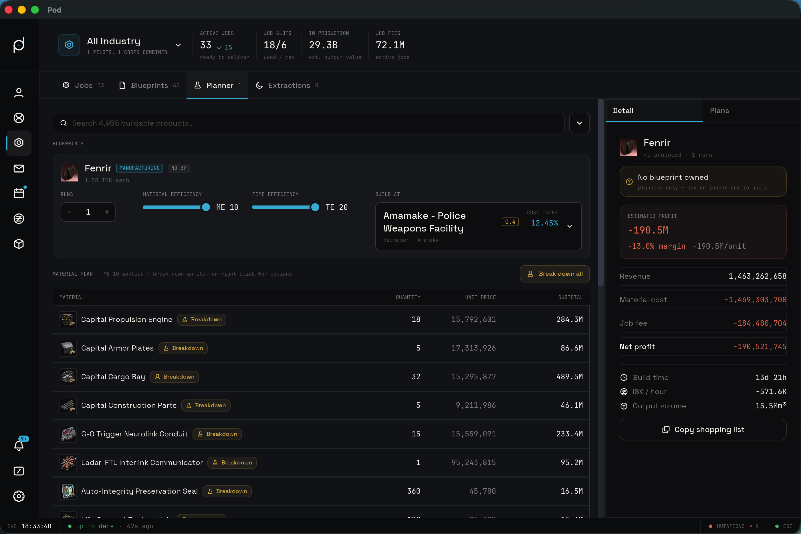 Planner overview