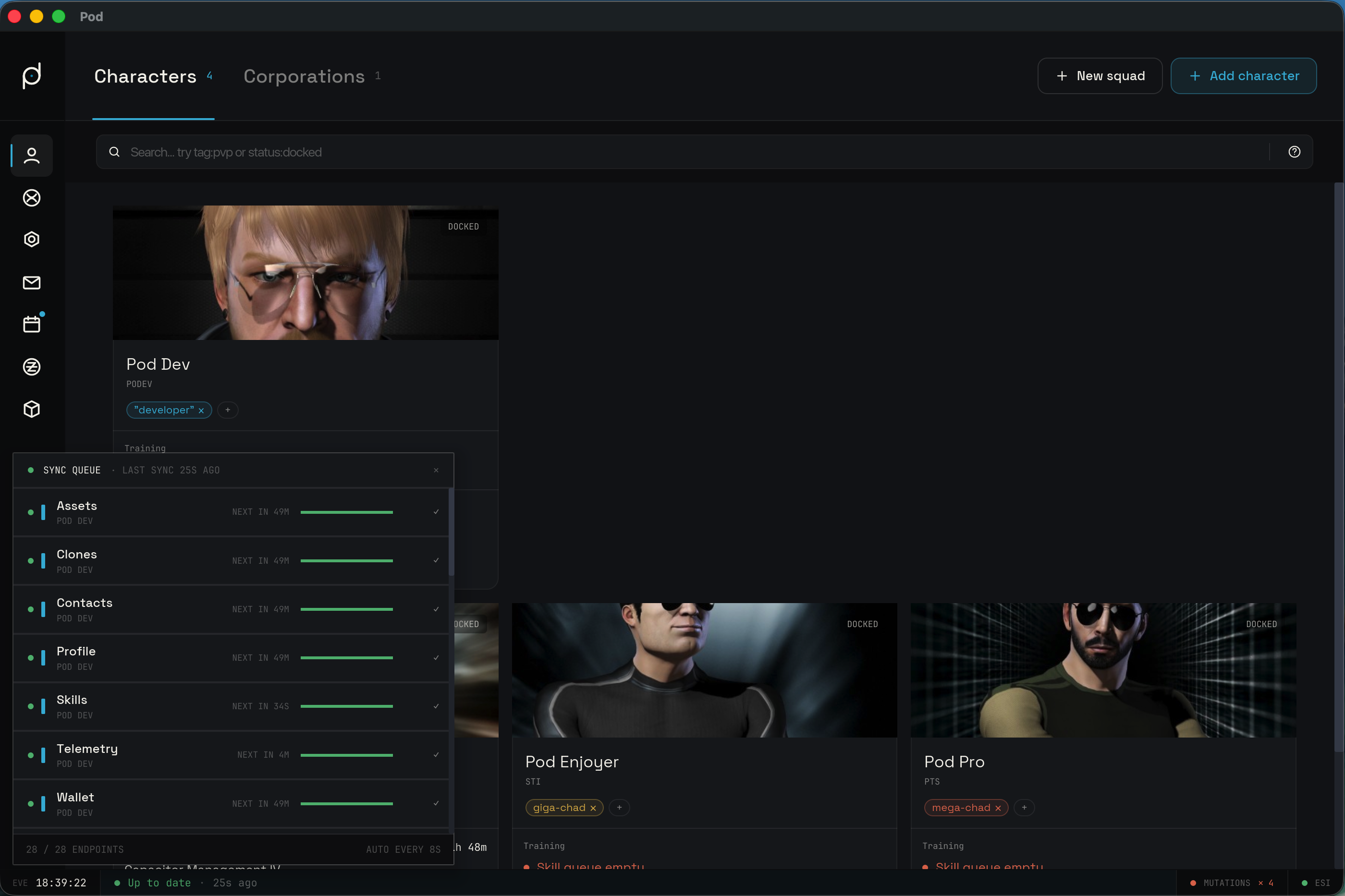 Sync popover